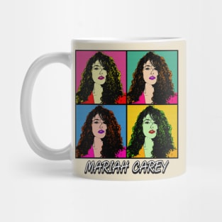 Mariah Carey 80s Pop Art Style Mug